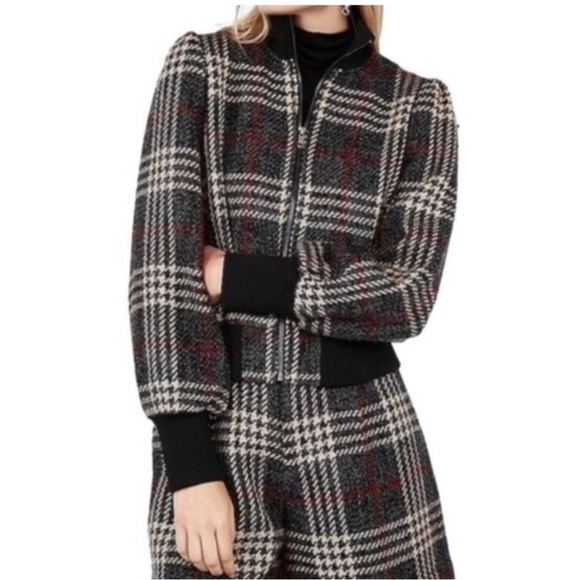 NWT Express plaid bomber jacket Large - Picture 3 of 3